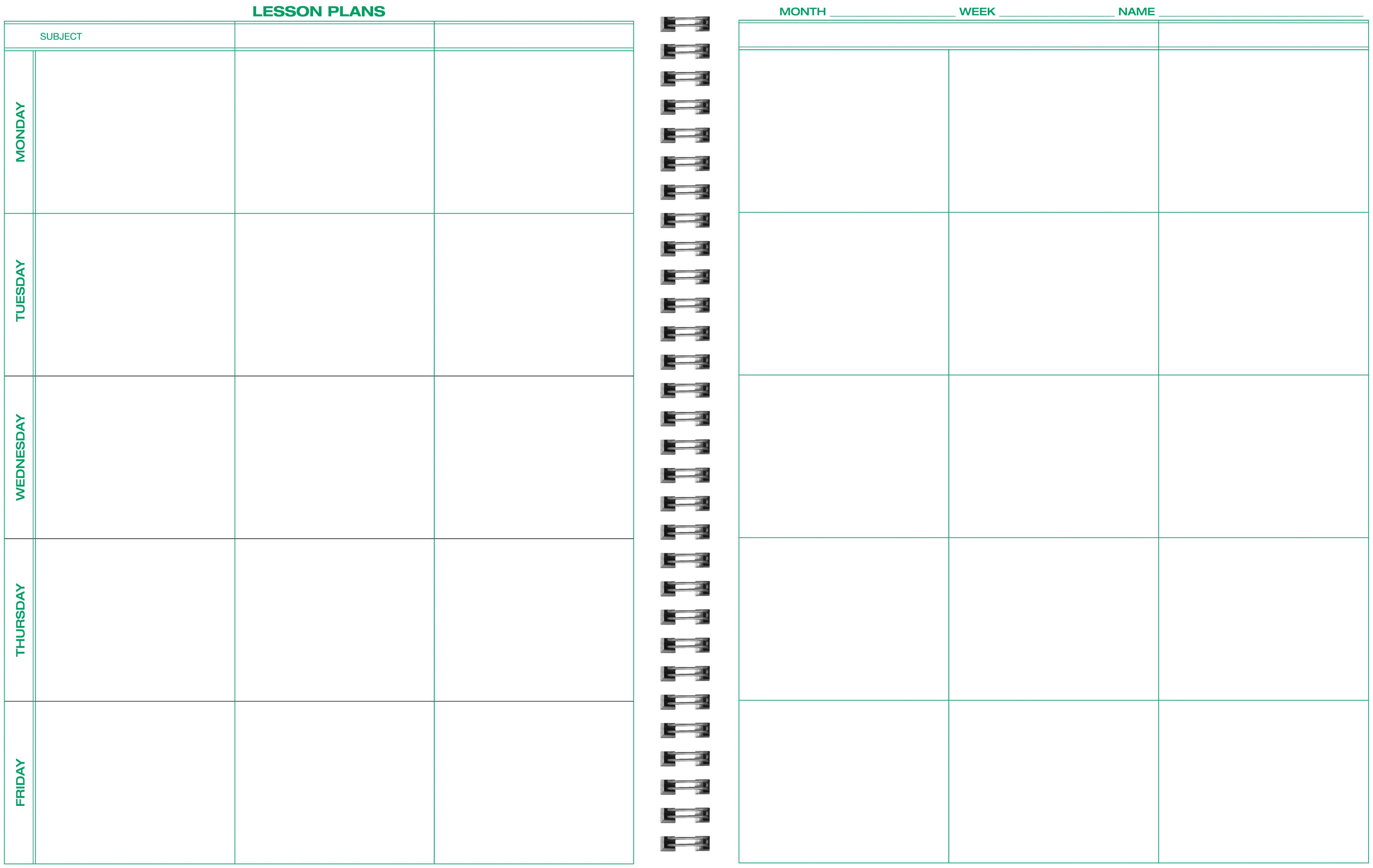 Lesson Plan Books, Item Number 1481900